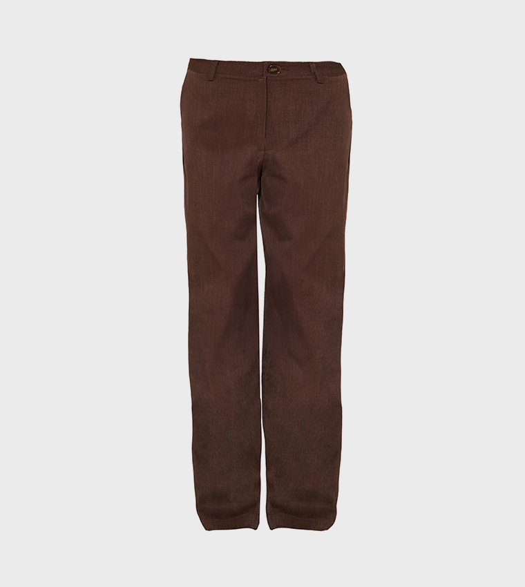 High Waist Wide Leg Trousers