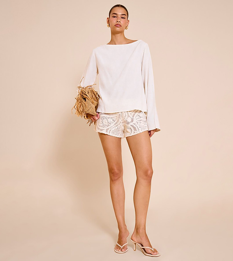 Lightweight Long Sleeves Oversized Top