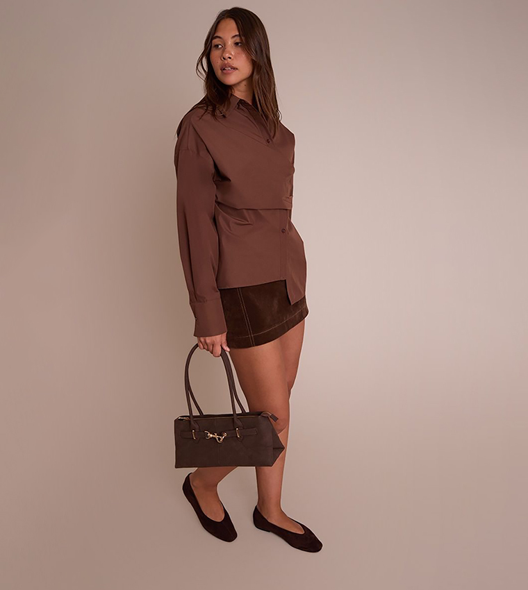 Asymmetric Drape Shirt