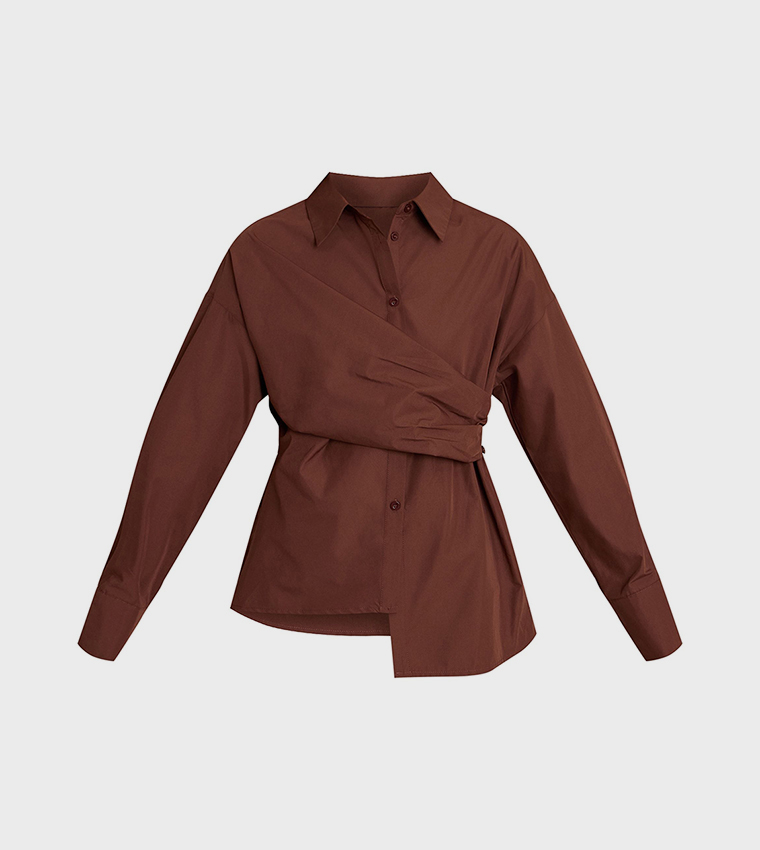 Asymmetric Drape Shirt