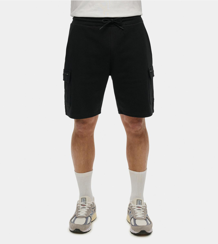 Tech Logo Printed Cargo Shorts