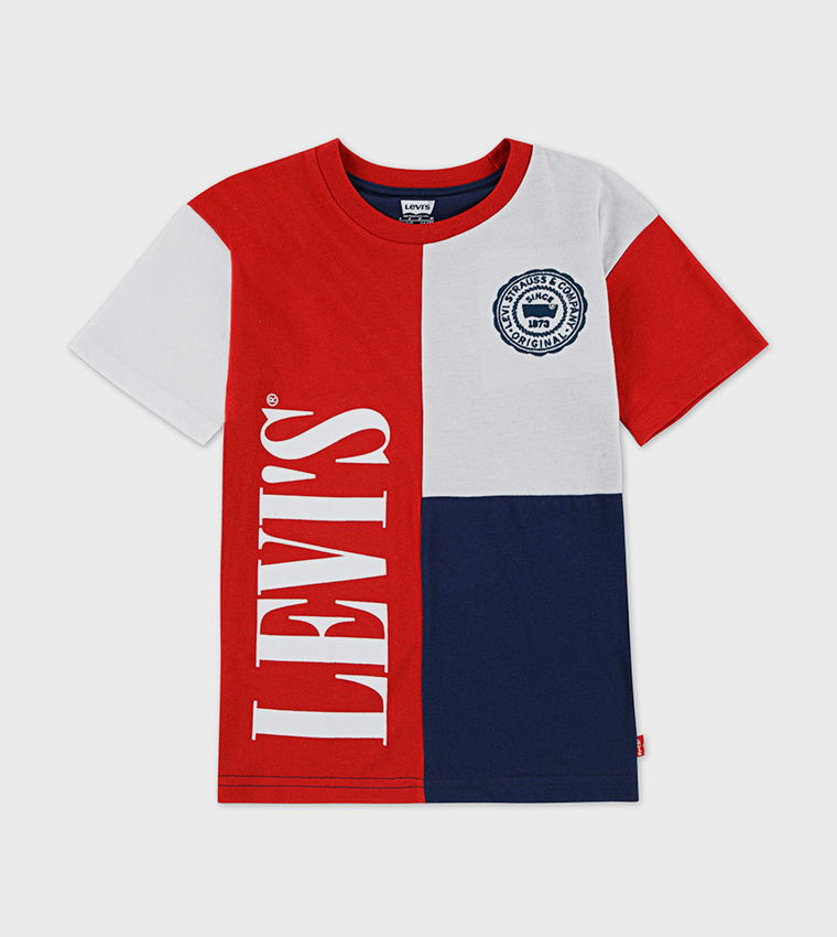 Color Block Crew Neck T-Shirt