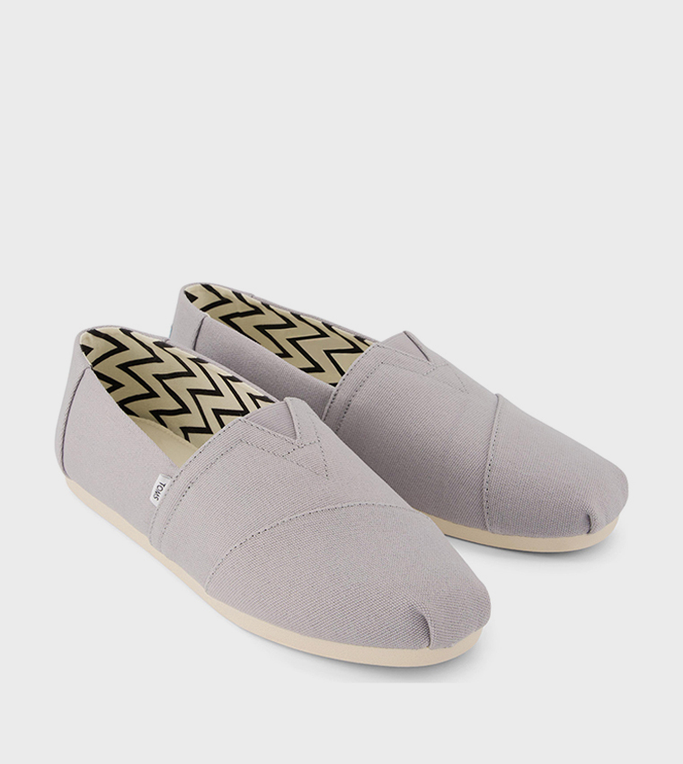 Toms  Casual Slip-ons - Grey Casual Slip-ons