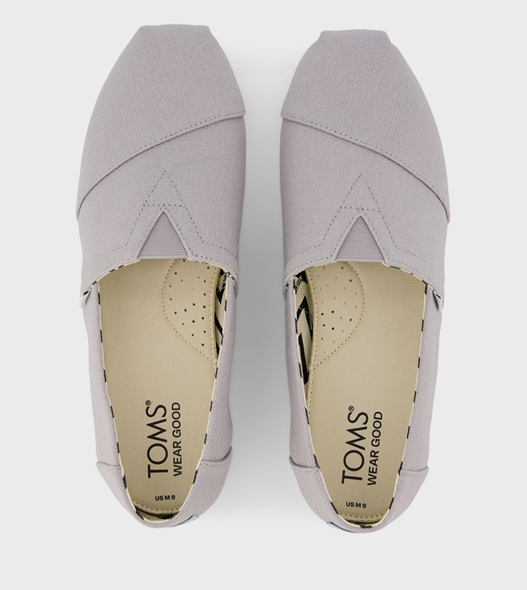 Toms  Casual Slip-ons - Grey Casual Slip-ons