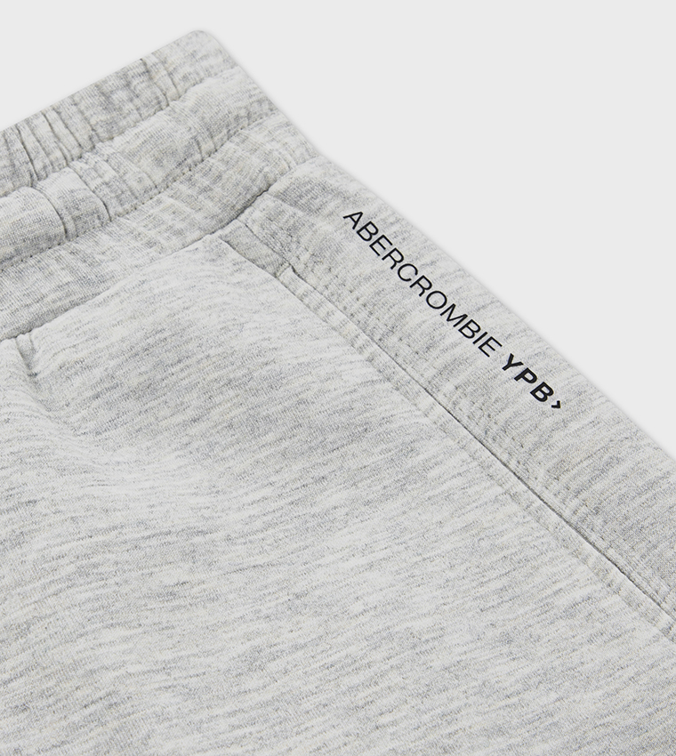 Solid Drawstring Waist Fleece Joggers