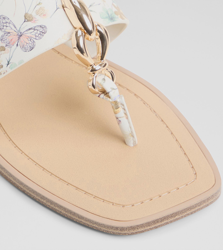 MADALINE Thong-Strap Flat Sandals