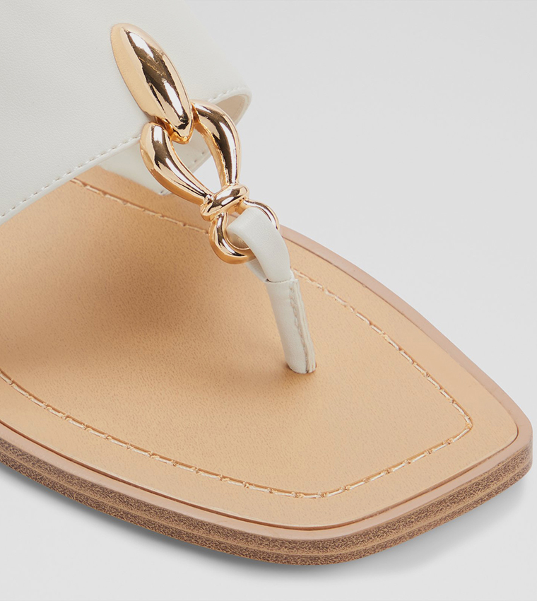 MADALINE Thong-Strap Flat Sandals