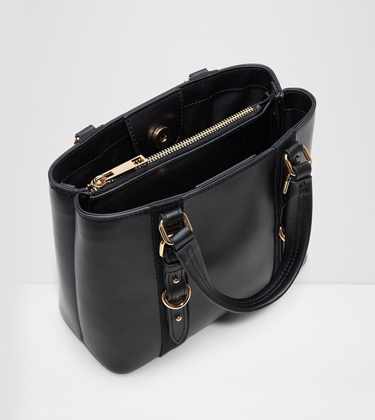 MALEAH Textured Mini Satchel Bag