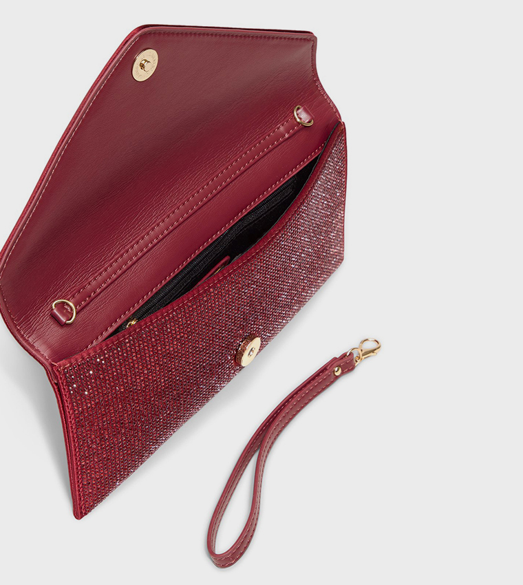 حقيبة كلاتش مزينة