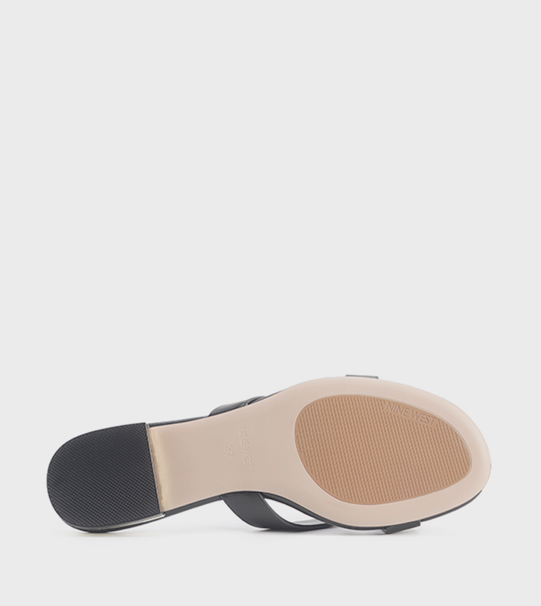MALVINA Buckle Detail Flat Sandals