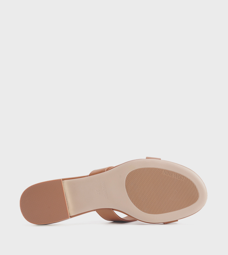 MALVINA Buckle Detail Flat Sandals