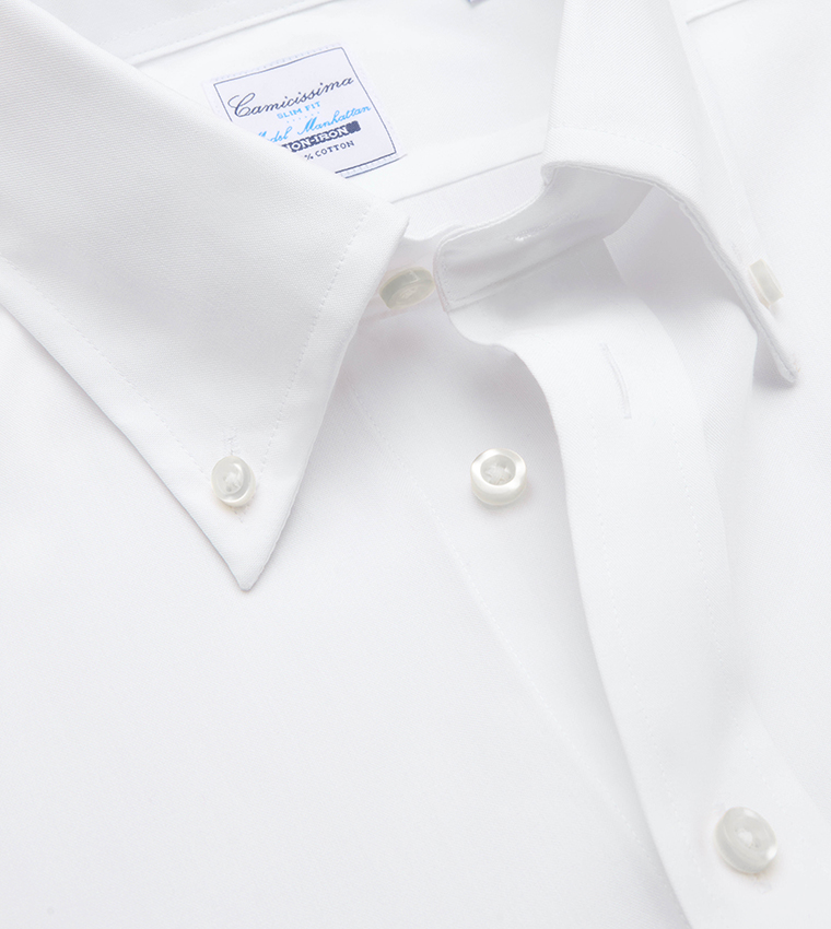 MANHATTAN NON-I PERM Solid Long Sleeves Shirt