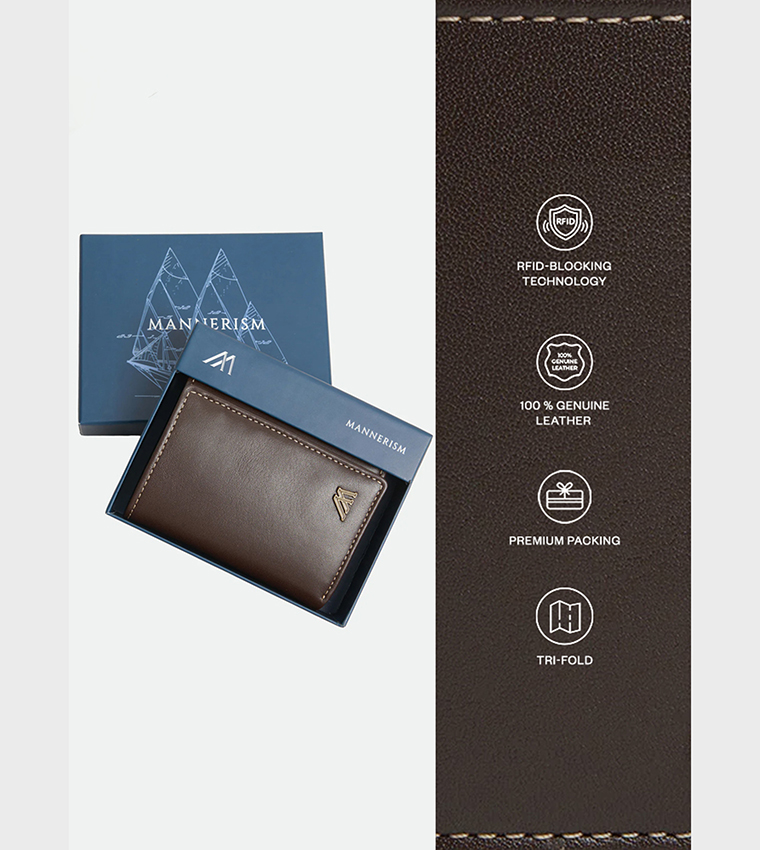 Heirloom Tri-Fold Leather Wallet