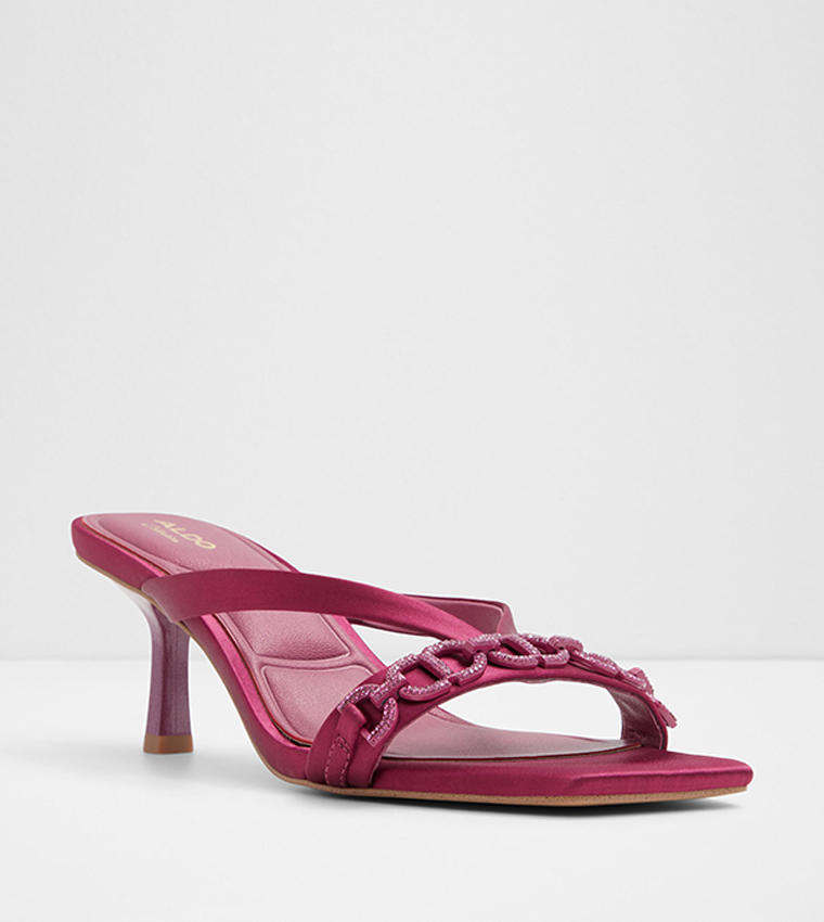 MARCELLINE Embellished Heel Sandals