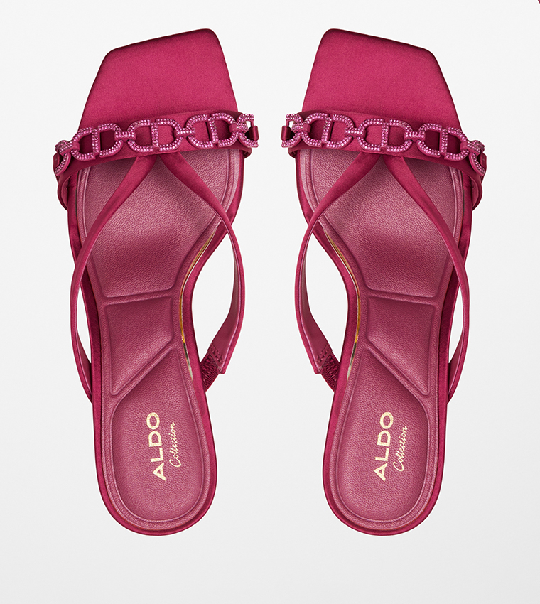 MARCELLINE Embellished Heel Sandals