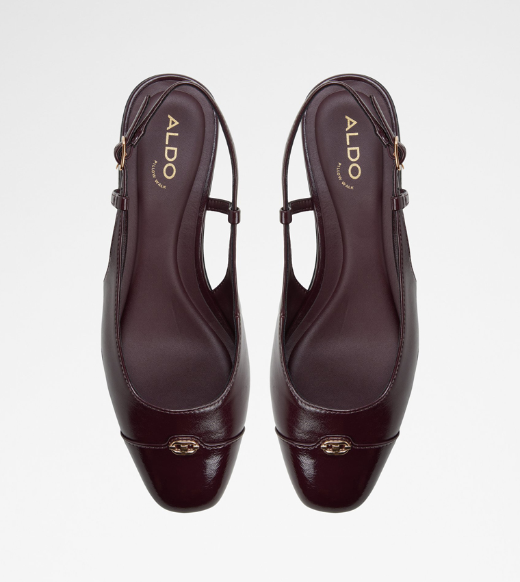Aldo  Flat Sandals - Burgundy Flat Sandals