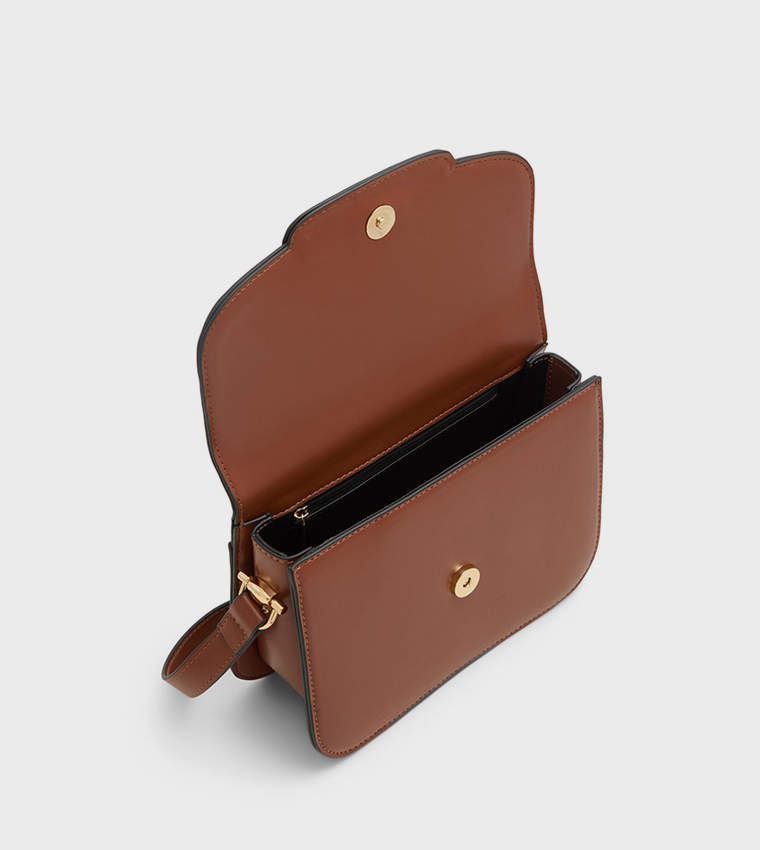 MARYJANE Snap Closure Crossbody Bag