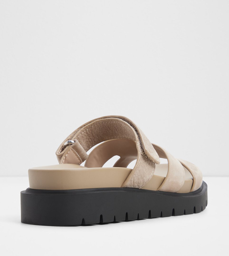 ألدو  الصنادل المسطحة - بيج Flat Sandals