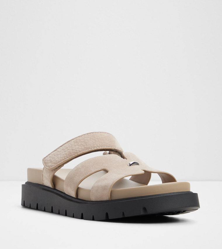 ألدو  الصنادل المسطحة - بيج Flat Sandals