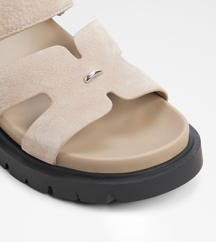 ألدو  الصنادل المسطحة - بيج Flat Sandals