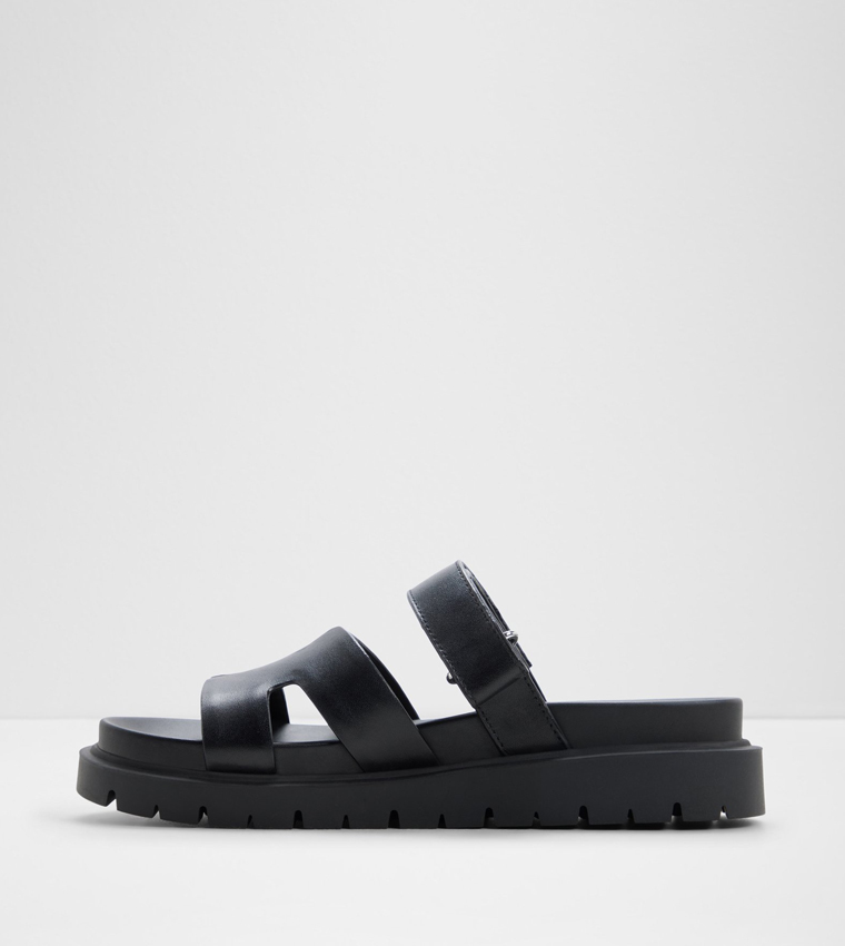 ألدو  الصنادل المسطحة - أسود Flat Sandals