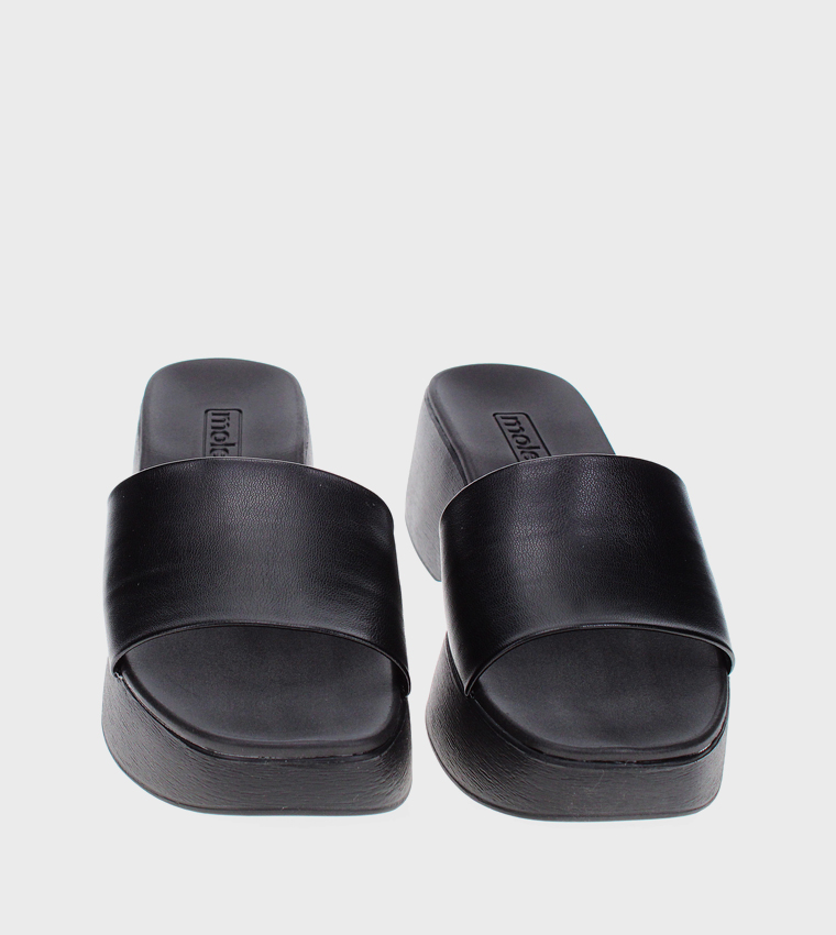 Moleca  Wedges - Black Wedges