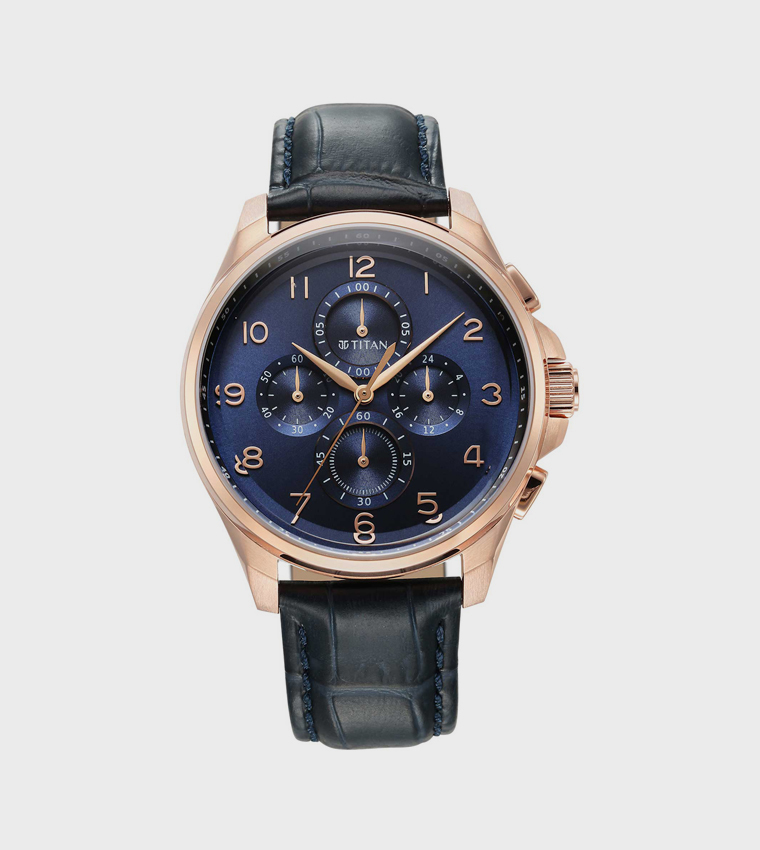 CLASSIC CHRONO Blue Dial Multifunction Watch