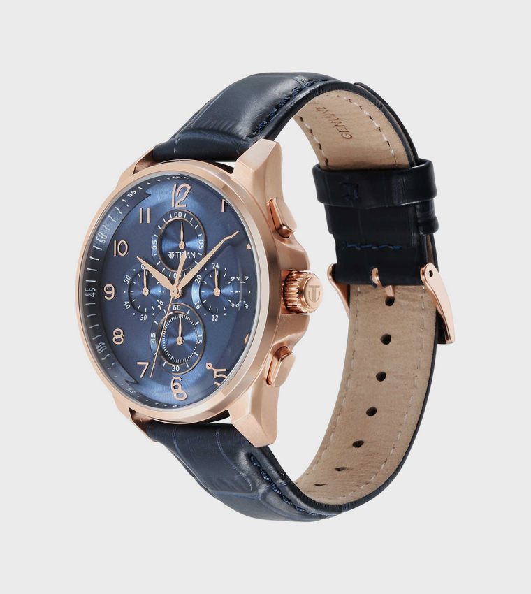 CLASSIC CHRONO Blue Dial Multifunction Watch
