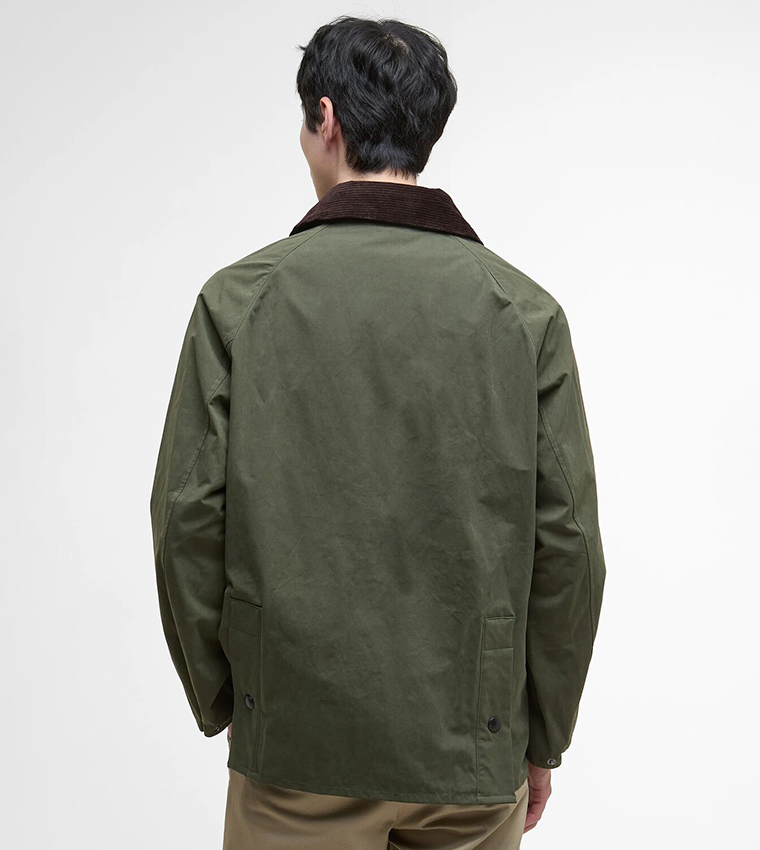 Solid Button Closure Casual Jacket