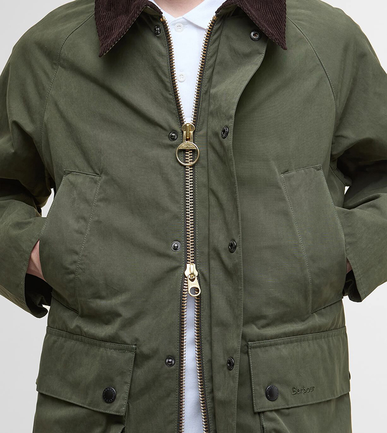 Solid Button Closure Casual Jacket