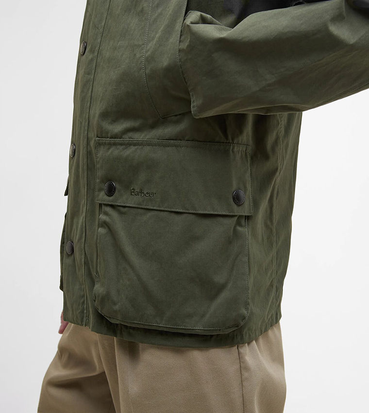 Solid Button Closure Casual Jacket