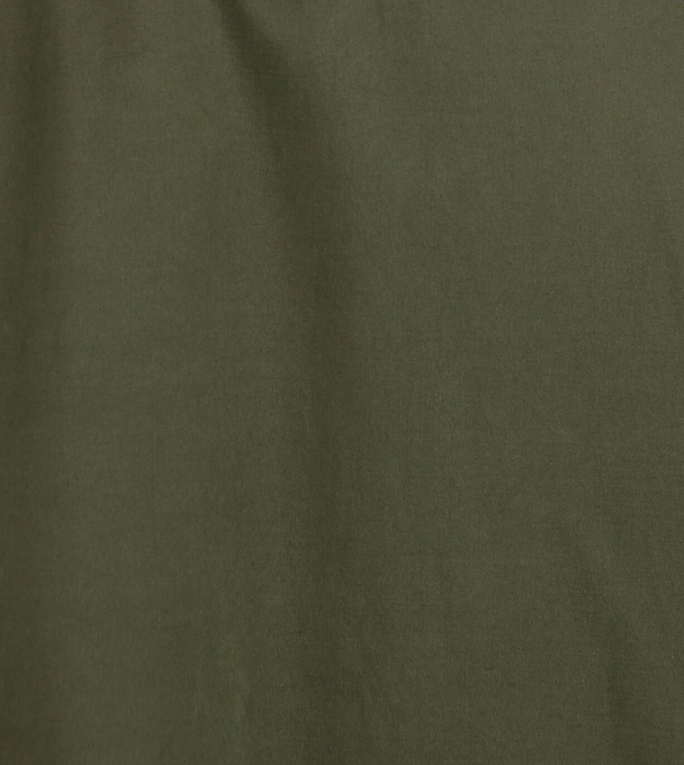 Solid Button Closure Casual Jacket