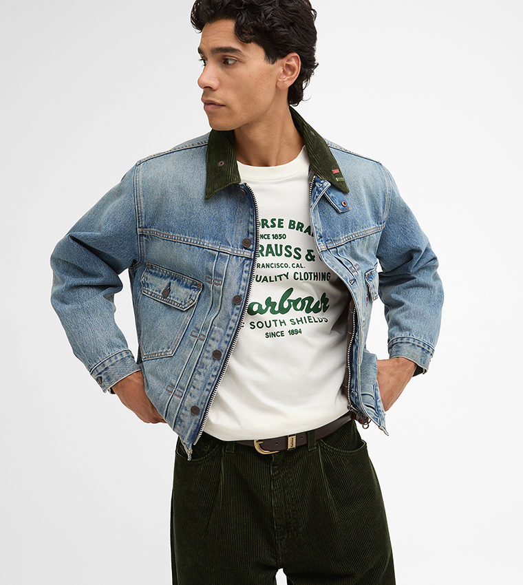 Barbour X Levis Type II Denim Jacket