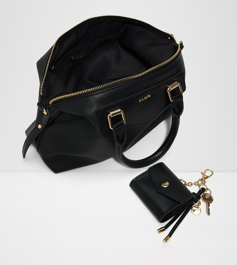 MELLOW Textured Satchel Bag