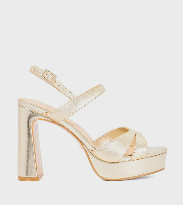 MESSER Open Toe Block Heel Sandals