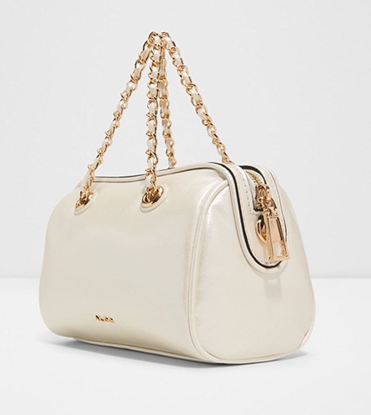 MIKYLA Textured Handheld Bag with Pouch