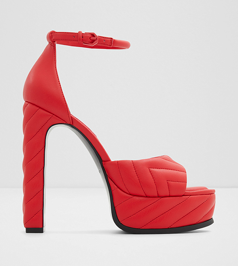 Milena Ankle Belt High Heeled Sandals-Pillow Walk Collections 