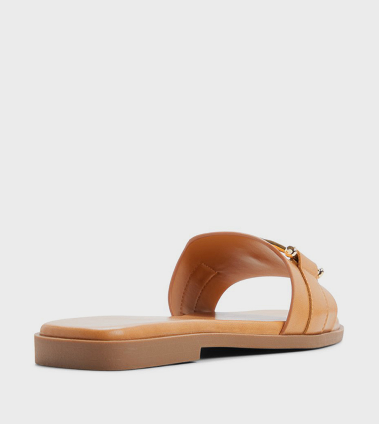 Call it Spring  Flat Sandals - Tan Flat Sandals