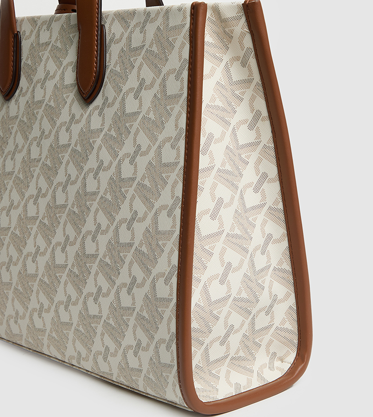 Monotype Printed Tote Bag