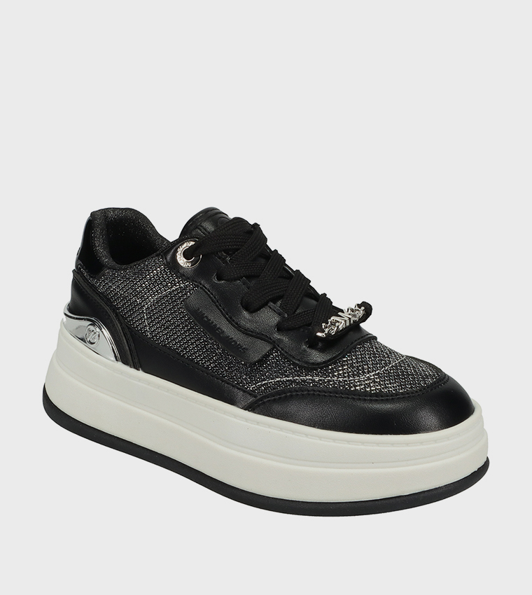 HAYES Monogram Platform Sneakers