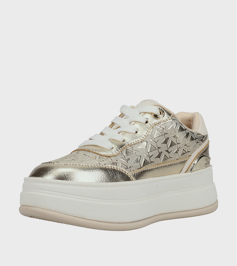 HAYES Monogram Platform Sneakers