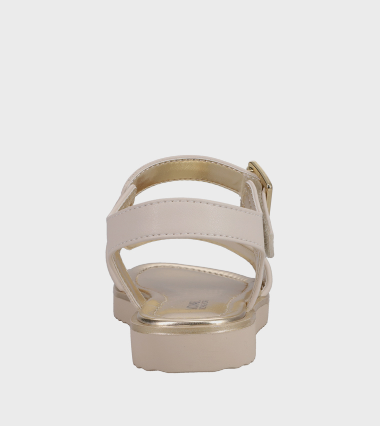 BRANDY KIERAN Open Toe Flat Sandals