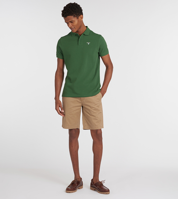 تيشيرت بولو بتطريز شعار