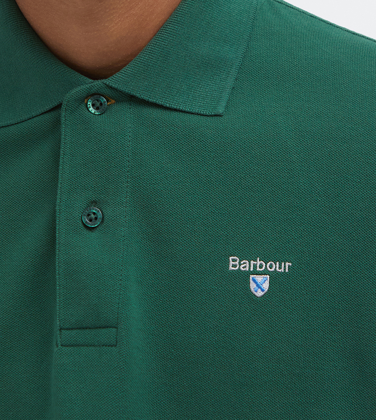 تيشيرت بولو بتطريز شعار