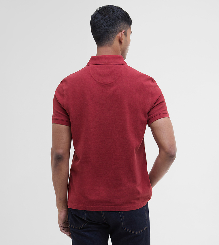 تيشيرت بولو بتطريز شعار