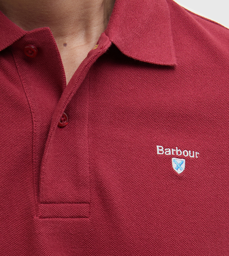 تيشيرت بولو بتطريز شعار