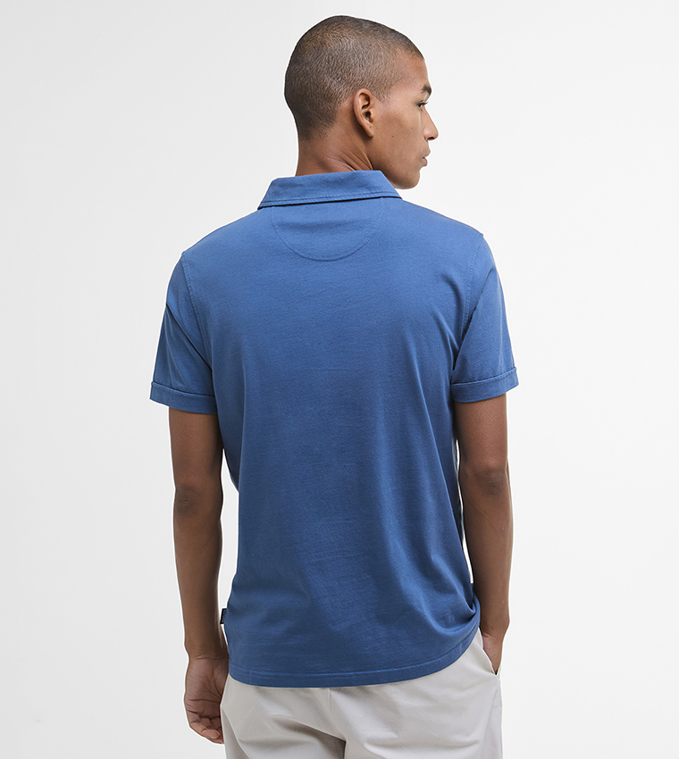 Barbour  Polo T-Shirts - Blue Polo T-shirts