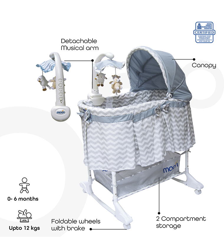  Babygrow Soffy 4 In 1 Convertible Cradle