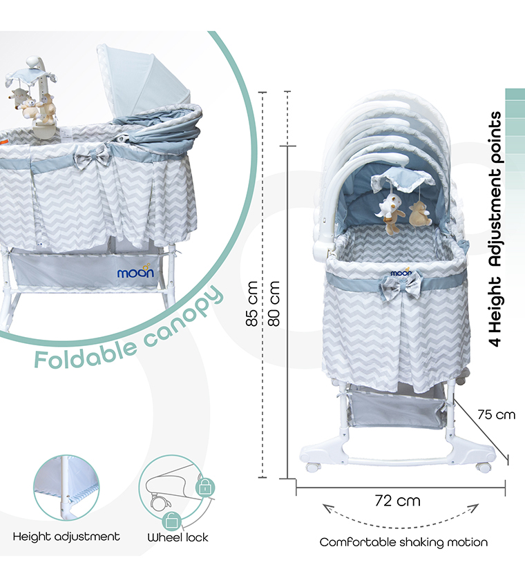  Babygrow Soffy 4 In 1 Convertible Cradle