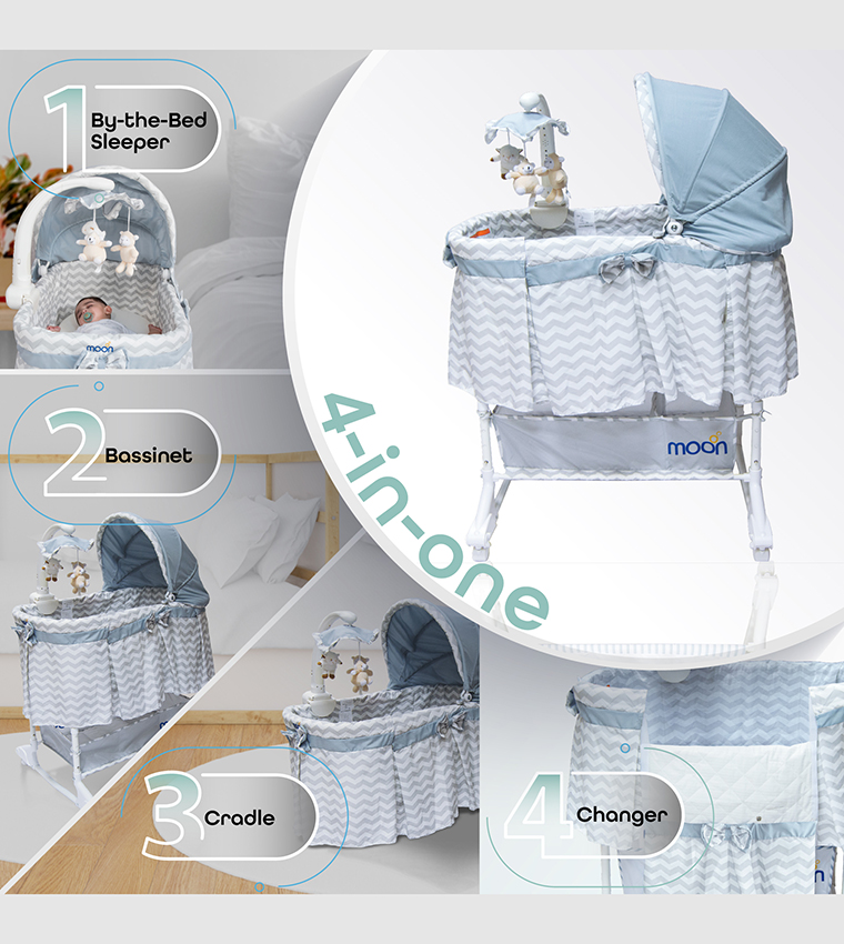  Babygrow Soffy 4 In 1 Convertible Cradle